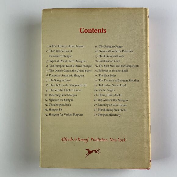 The Shotgun Book Jack O'Connor First Edition 1965 Hardcover with Dust Jacket - Picture 2 of 16